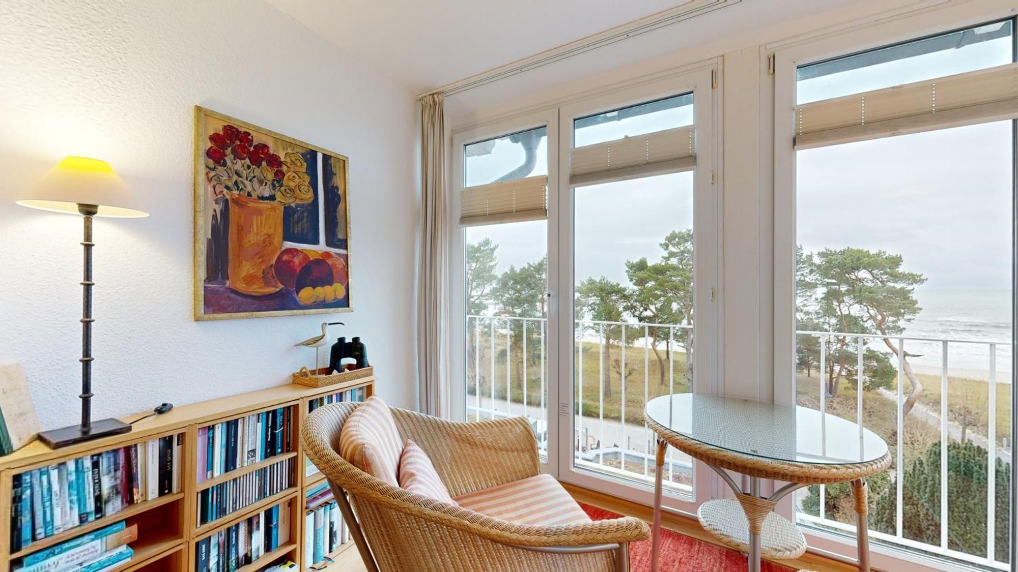 Direkt Am Mit Meerblick Und Suedbalkon, Freia 27, Apartment *